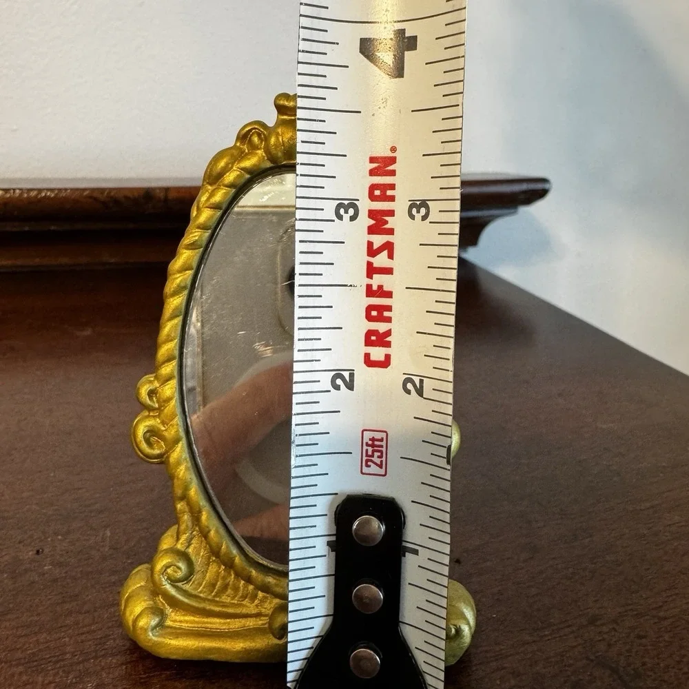 Miniature Advertising Coca Cola Standing Mirror 3 5/8